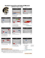 2020-2021 School Calendar