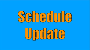 Schedule Update