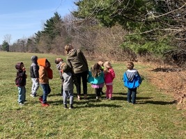 Transition Kindergarten Explores Outside