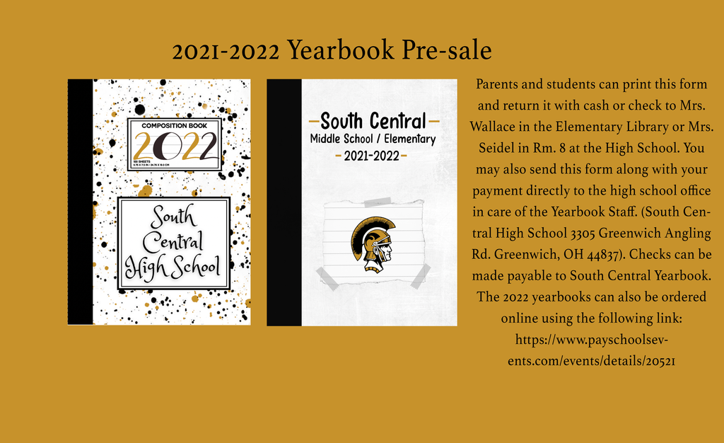 21-22  Yearbook Pre-Sale