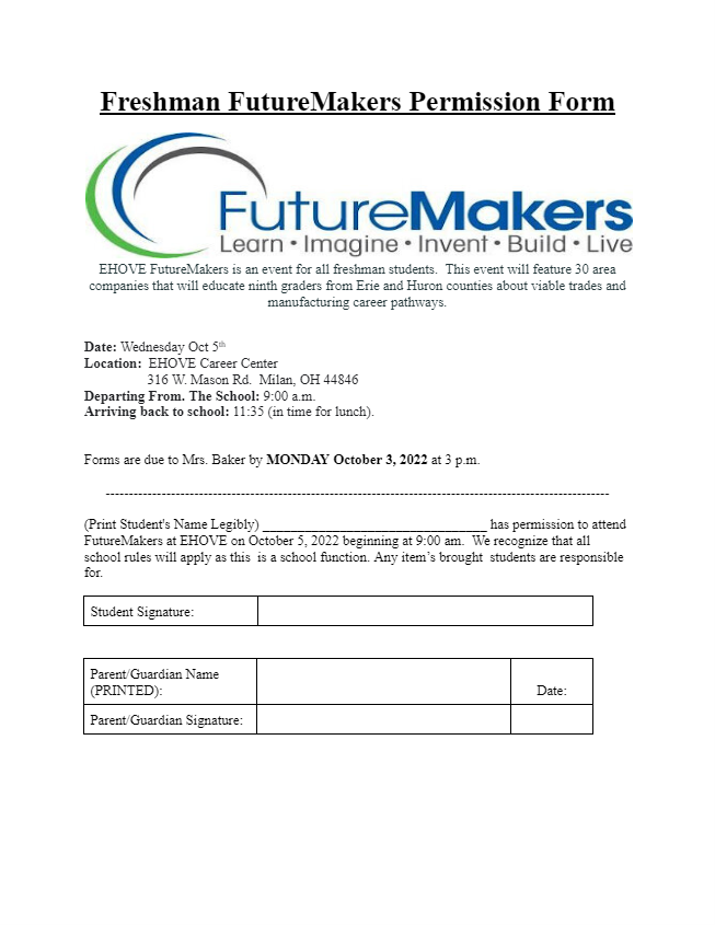 EHOVE FutureMakers 10-5-22