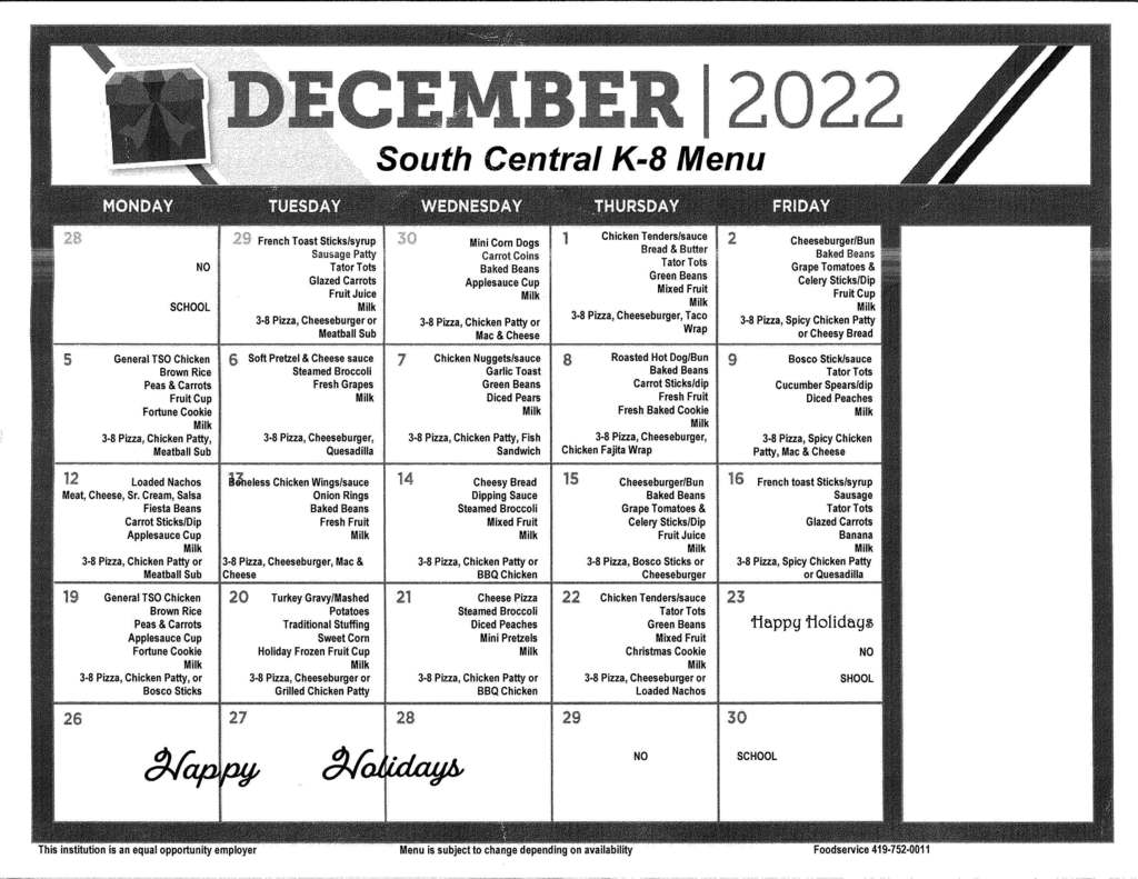 Dec 2022 lunch